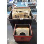 12" LP Records, 78s, and a Case of Singles