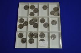 Twenty-Five Collectible Current 50p Coins