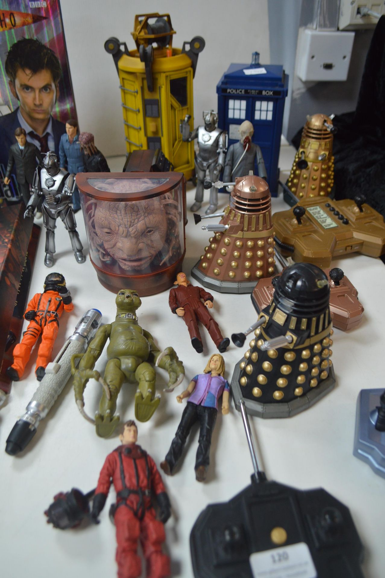 Dr. Who Collectible Figures, RC Daleks, DVDs, etc. - Image 4 of 4