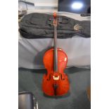 3/4 Cello with Soft Bag (AF - requires restoration)