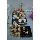 Ornaments, Miniature Toby Jugs, Costume Jewellery,