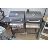 Firepit Dual Fuel Gas & Charcoal Barbecue