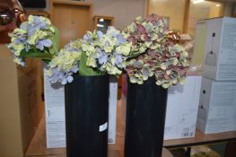 *Two Bunches of Artificial Hydrangea Flowers