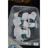 *Four Packs of 10 White Trainer Socks Size: 3-8