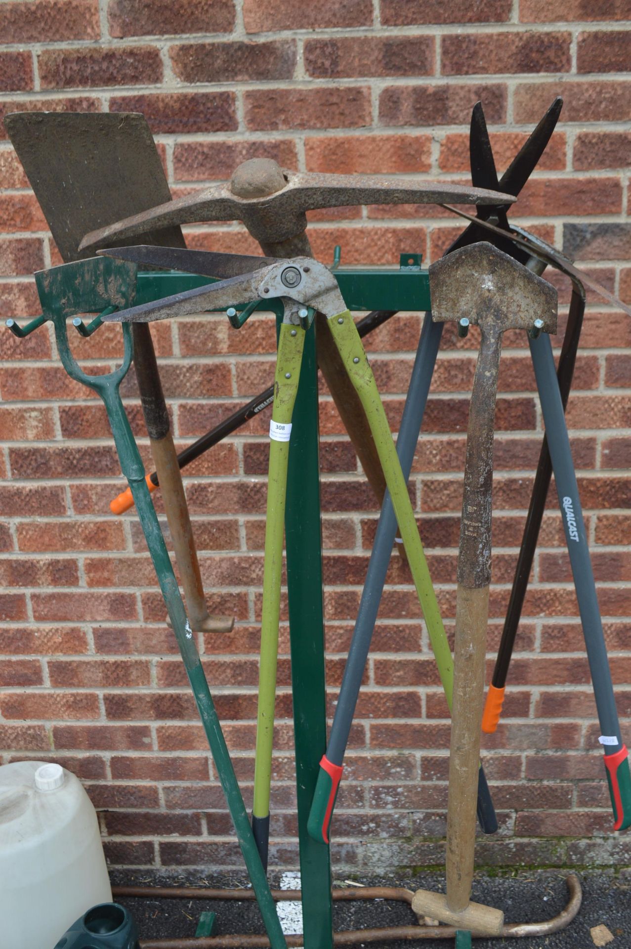 Garden Tools, Planters, Watering Can, etc. (stand - Image 2 of 3