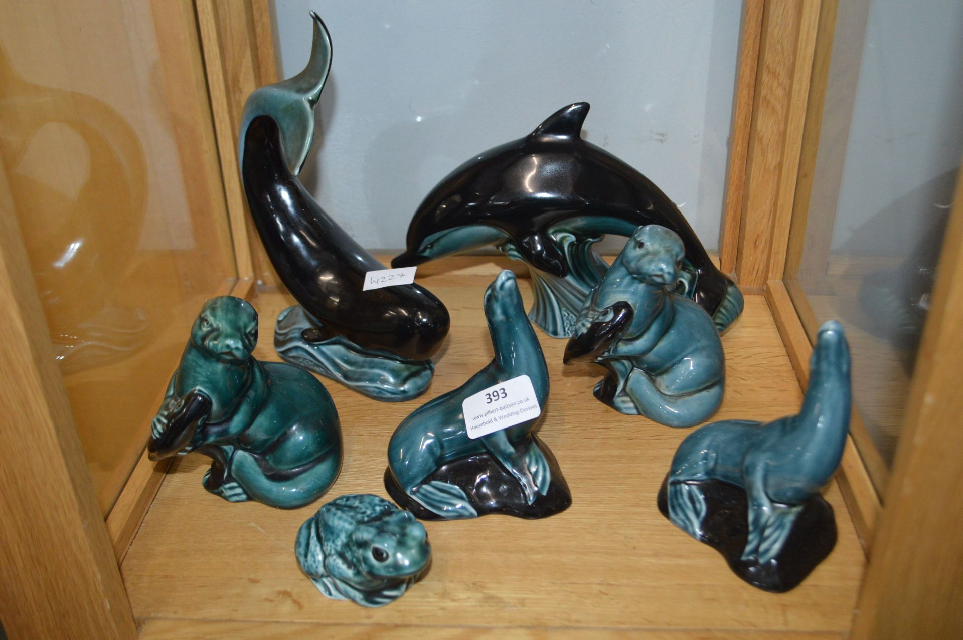 Seven Poole Pottery Animal Figures