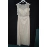 Kenneth Winston Dark Ivory Wedding Dress Size: 14