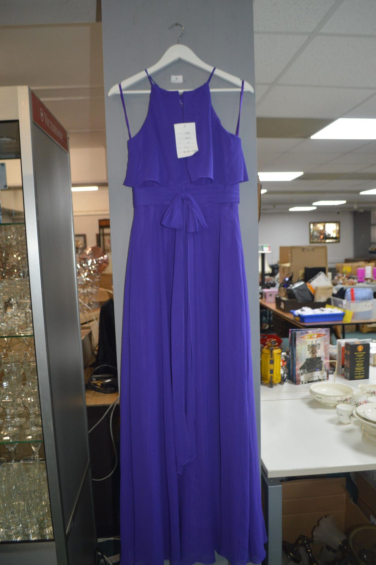 Evening Dress in Violet by Kenneth Winston for Private Label Size: 6 - Image 2 of 2