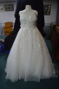 Wedding Dress by Randy Fenoli in Ivory Size: 18