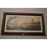 Framed Painting of The Battle of the Pyramids