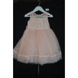 Girl's Bridesmaid Dress in Pink by Visara Size: 3-4 years