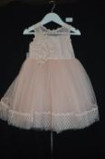 Girl's Bridesmaid Dress in Pink by Visara Size: 3-4 years