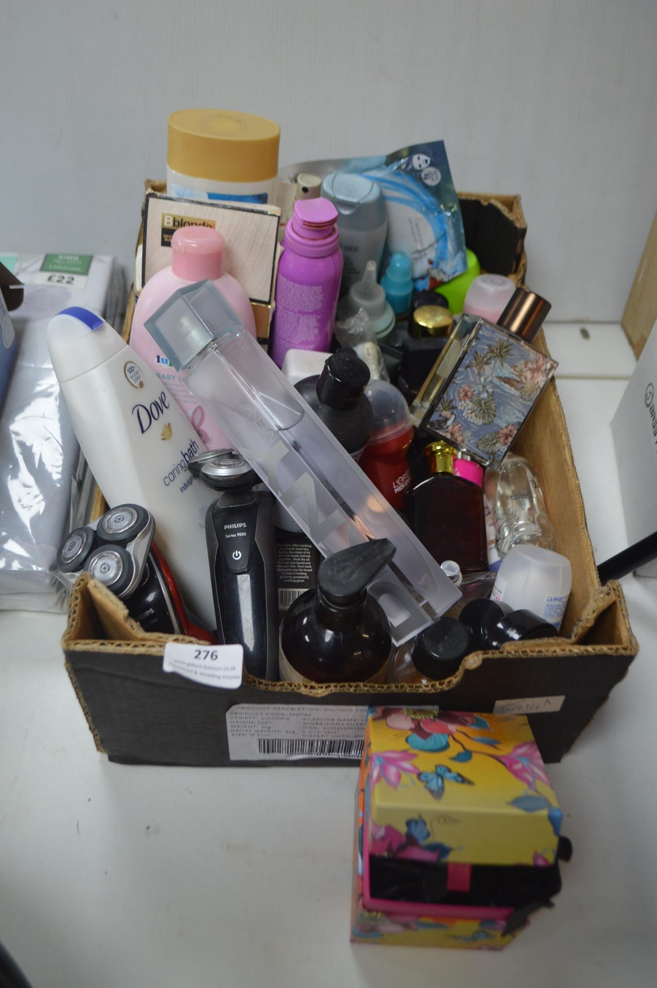 Toiletries and Two Philips Electric Razors