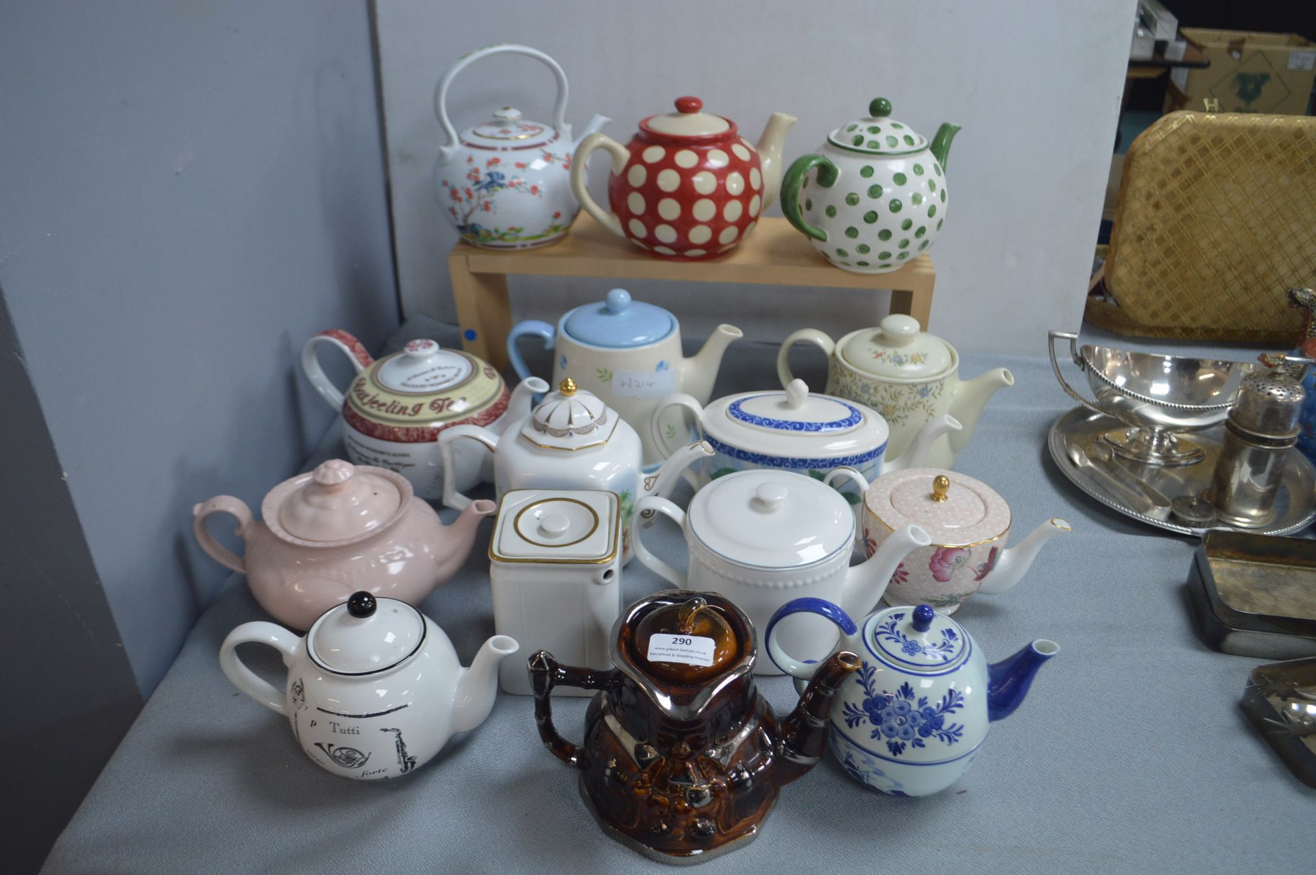 Fifteen Decorative Teapots