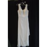 Wedding Dress in Ivory by Kenneth Winston Size: 8