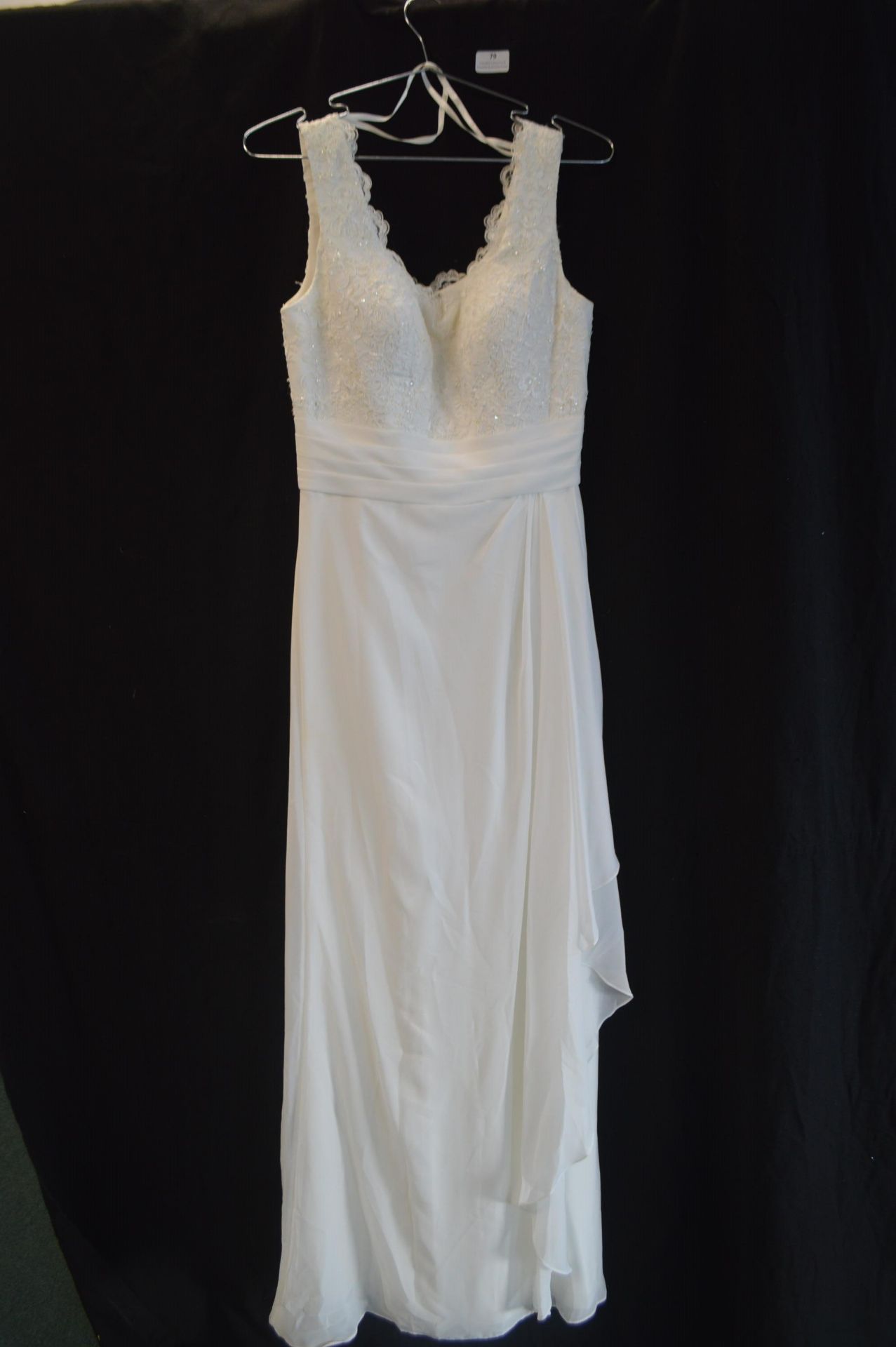 Wedding Dress in Ivory by Kenneth Winston Size: 8