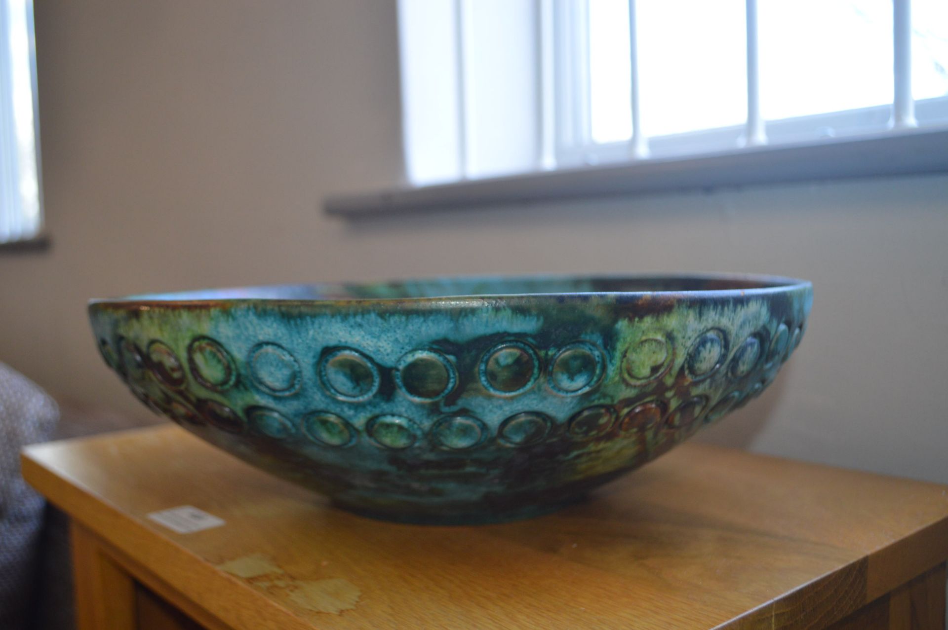 Large Studio Pottery Dish (AF) - Image 2 of 5