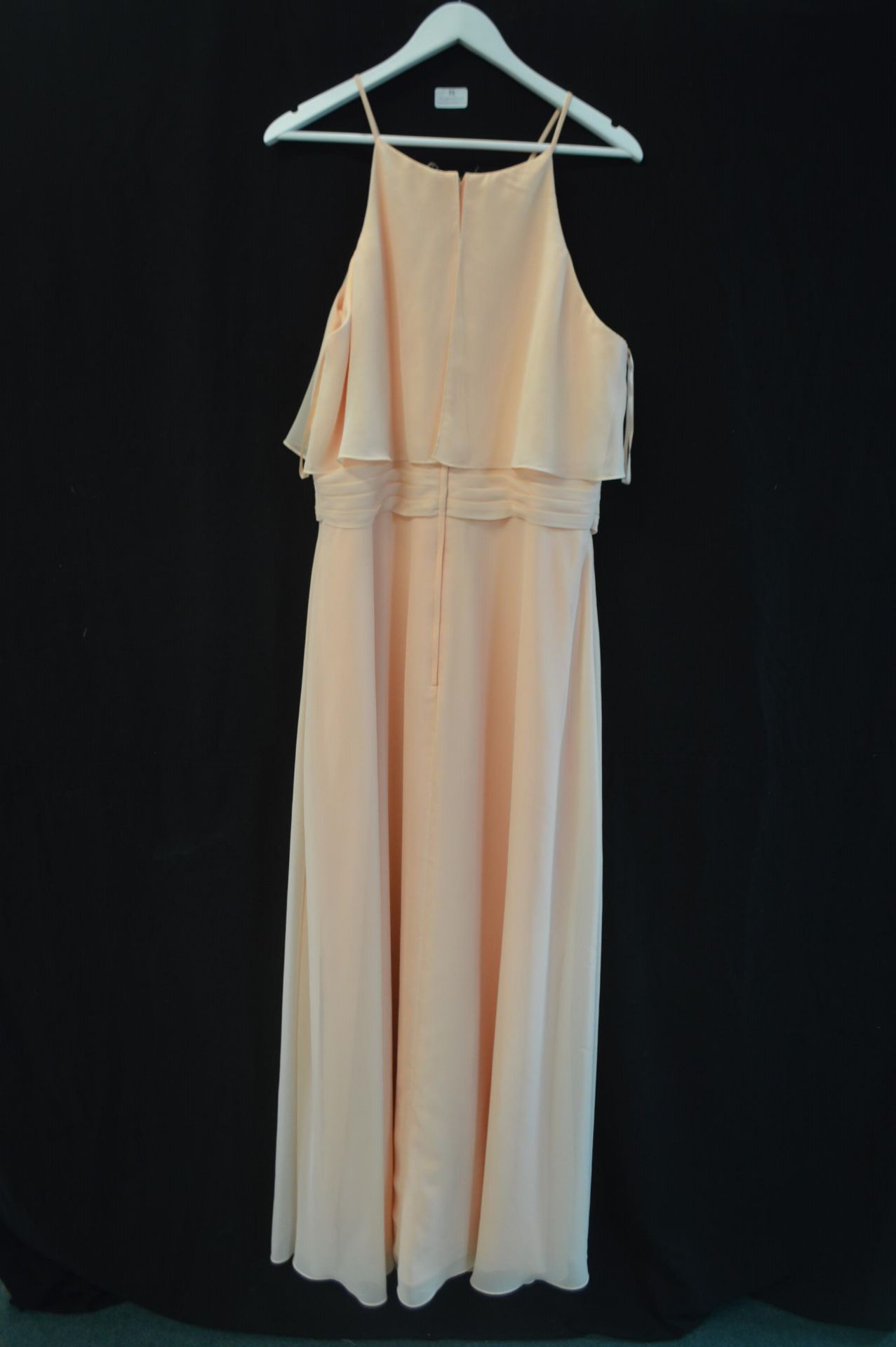 Prom Dress in Creamy Peach by Kenneth Winston Size: 18 - Image 2 of 2