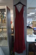 Prom Dress in Rio Red by Christian Koehlert Size: 10