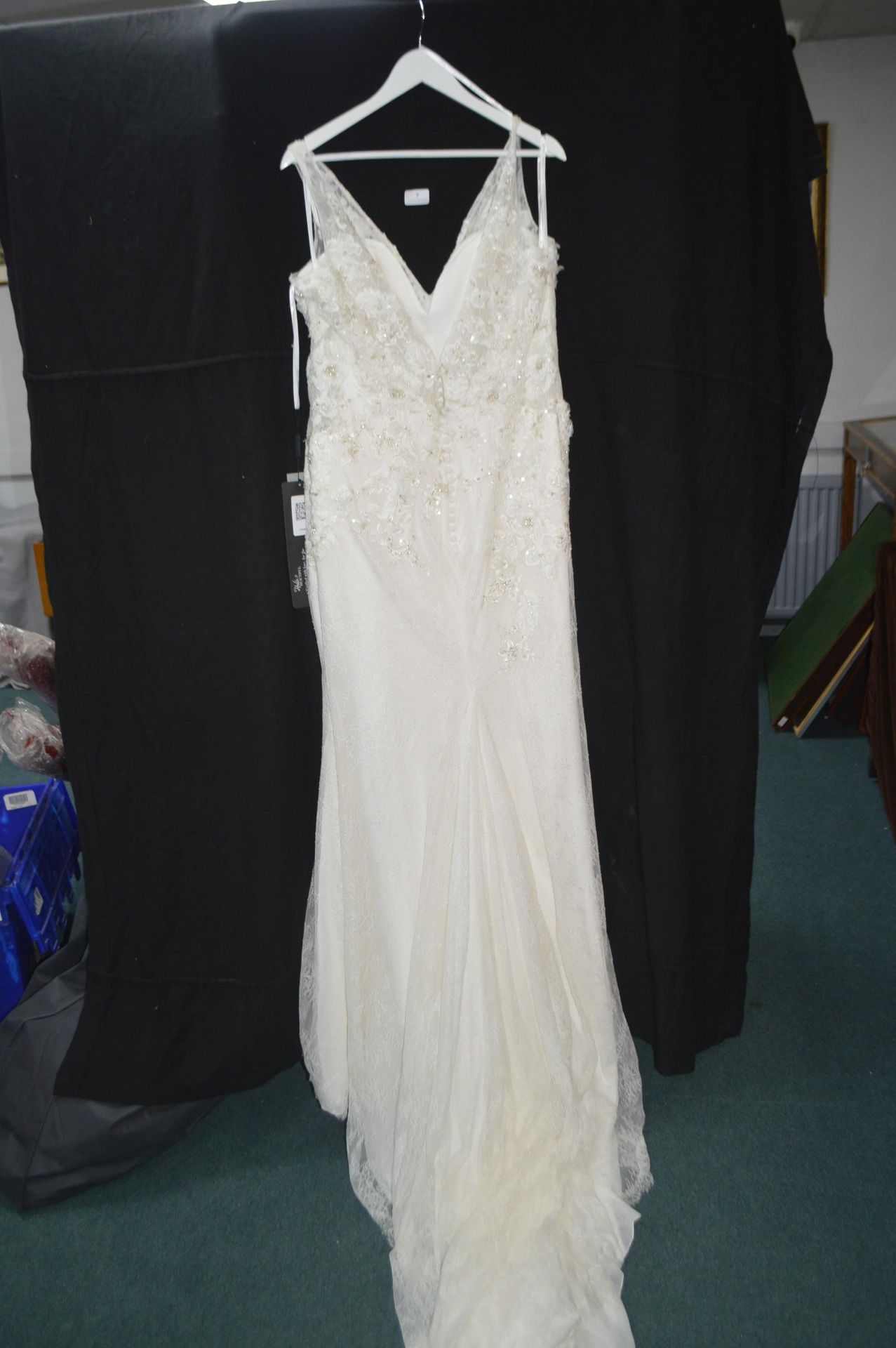 Randy Fenoli Ivory Wedding Dress Size: 18 - Image 2 of 2
