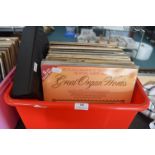 Vintage 12" LP Records, and a Case of Cassette Tap