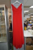 Prom Dress in Scarlet Red by Victoria Kay Size: 12