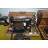 Vintage Singer Electric Sewing Machine