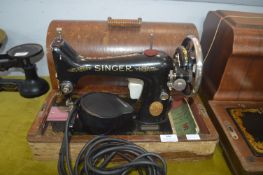 Vintage Singer Electric Sewing Machine