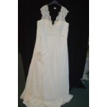 Wedding Dress in Ivory by Victoria Kay Size: 30 (some mark, requires professional spot clean)