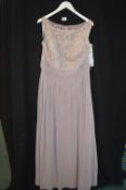 Prom Dress in Taupe by Victoria Kay Size: 24