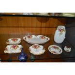 Royal Albert Old Country Roses Dishes, Vase, etc.