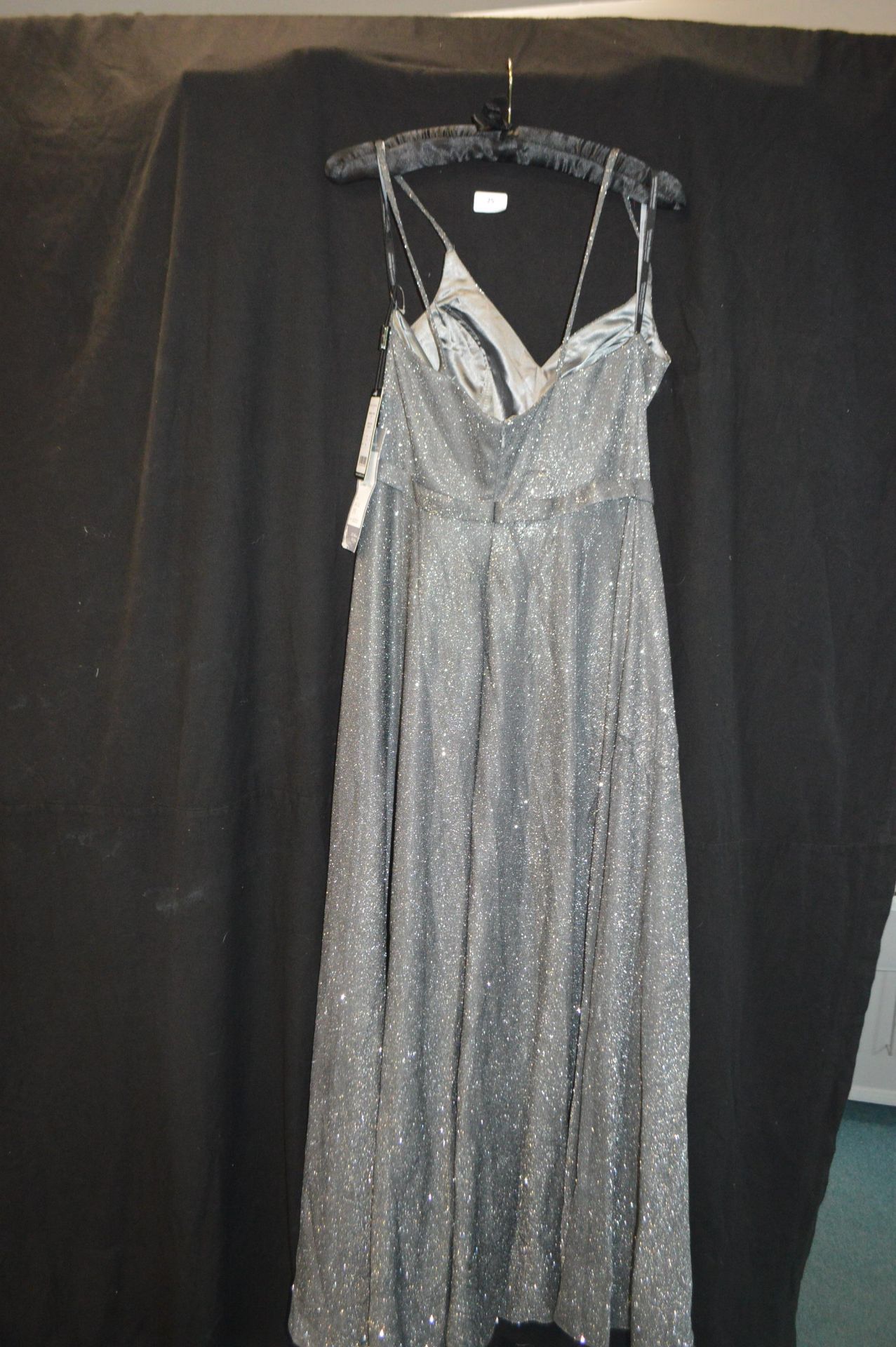 Prom Dress by Cristian Koehlert in Glitter Grey Size: 12 - Image 2 of 3