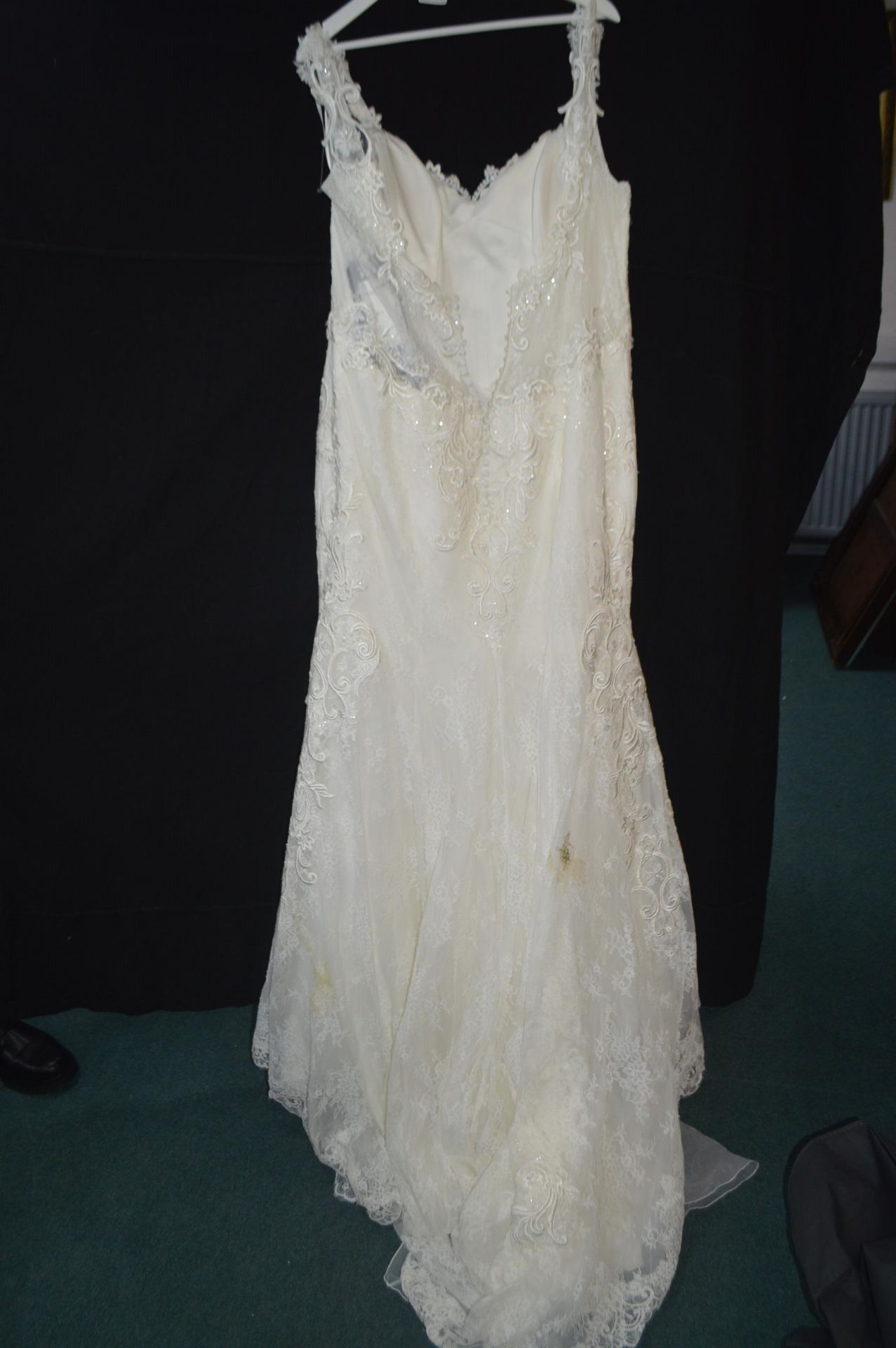 Randy Fenoli Ivory Wedding Dress Size: 20 - Image 2 of 4