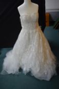 Wedding Dress by Madeline Gardner in Ivory Size: 18