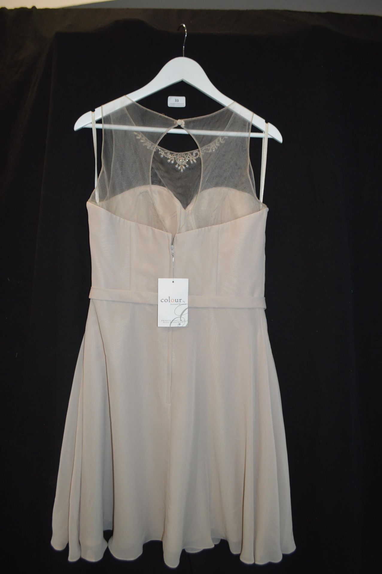 Prom Dress in Cappuccino by Kenneth Winston for Private Label Size: 14 - Image 2 of 2