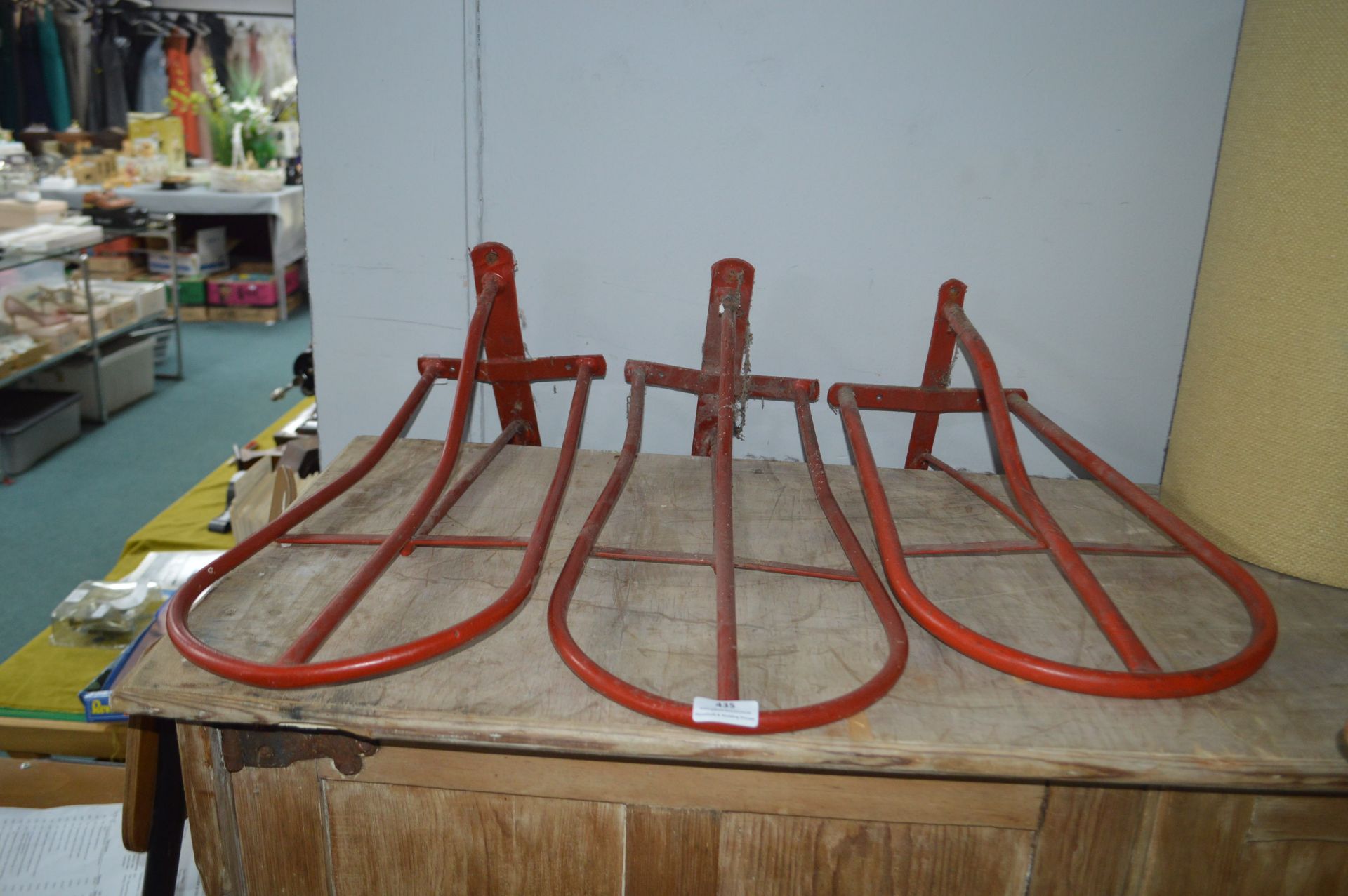 Three Saddle Racks