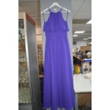 Evening Dress in Violet by Kenneth Winston for Private Label Size: 6