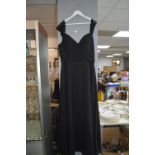 Prom Dress in Black by Kenneth Winston Size: 22