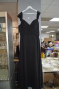 Prom Dress in Black by Kenneth Winston Size: 22