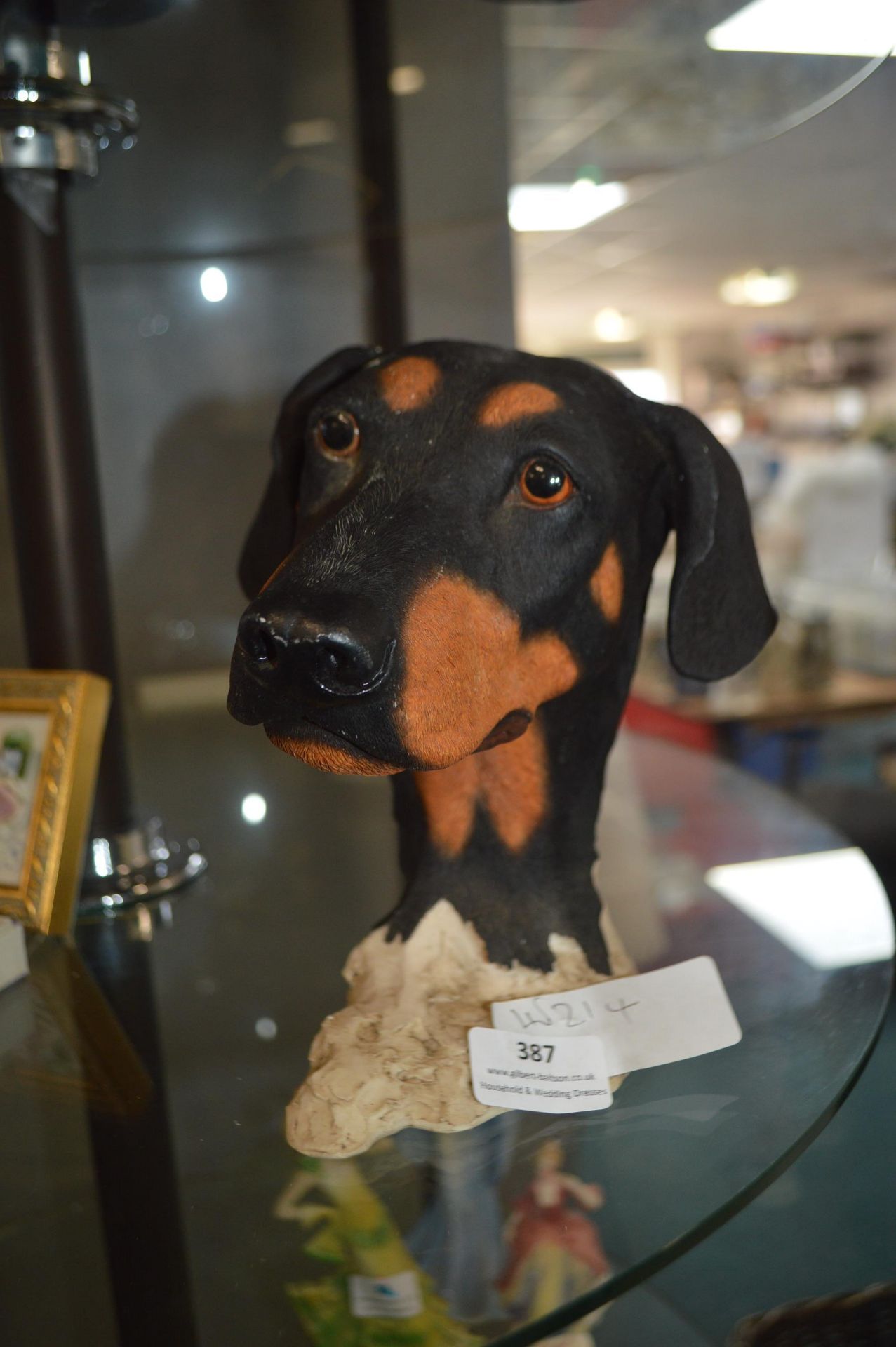 Figure of a Dog's Head by Sharett & Simpson