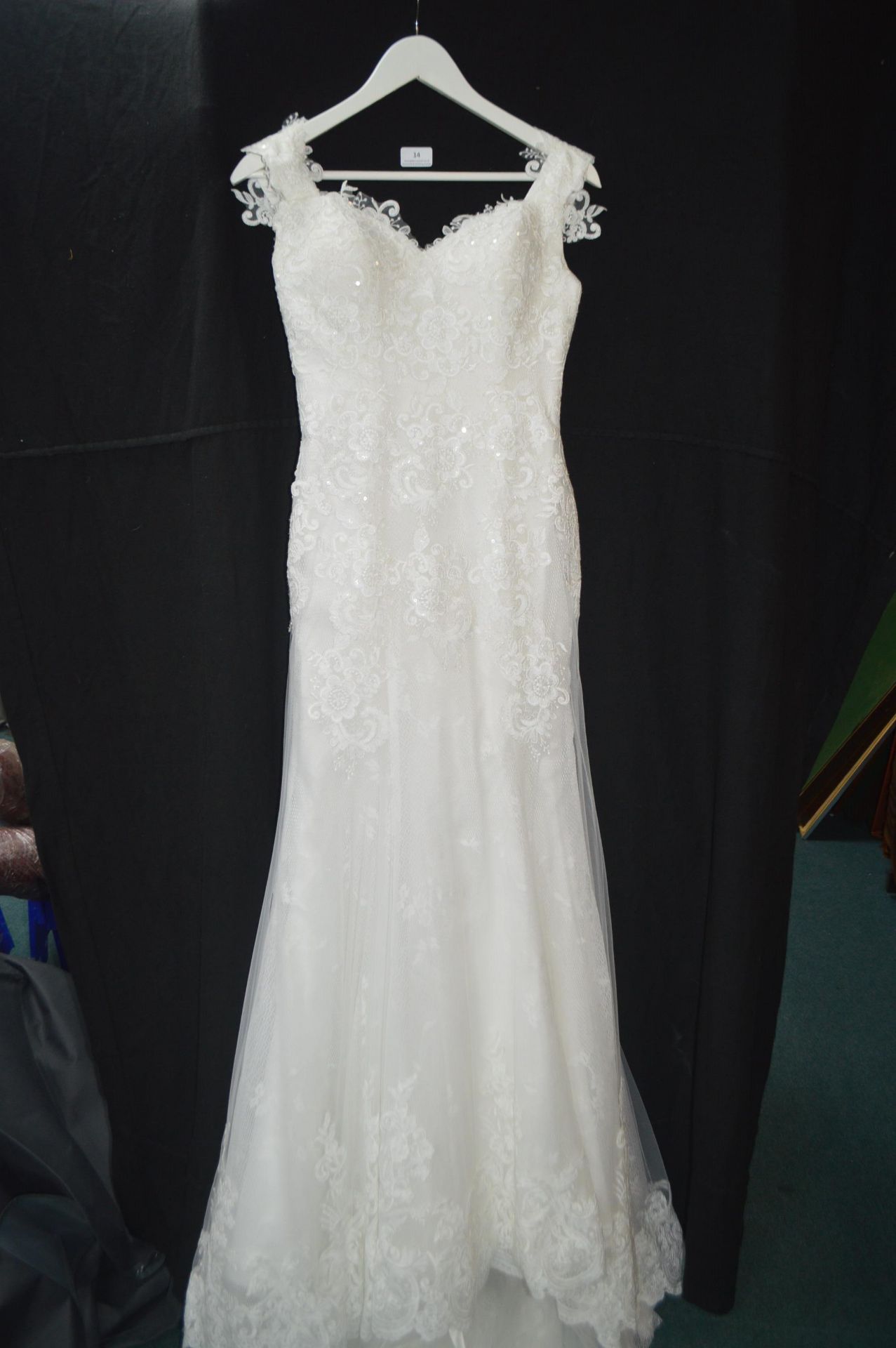 Victoria Kay Ivory Wedding Dress Size: 14