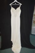 Wedding Dress in Ivory by Ginnis Fashions Size: 8