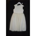 Girl's Ivory Bridesmaid Dress Visara by Size: 7-8 years