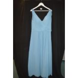 Prom Dress in Blue Jay by Kenneth Winston Size: 18