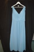 Prom Dress in Blue Jay by Kenneth Winston Size: 18