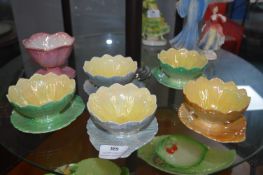 Set of Five Royal Winton Water Lily Dishes etc.
