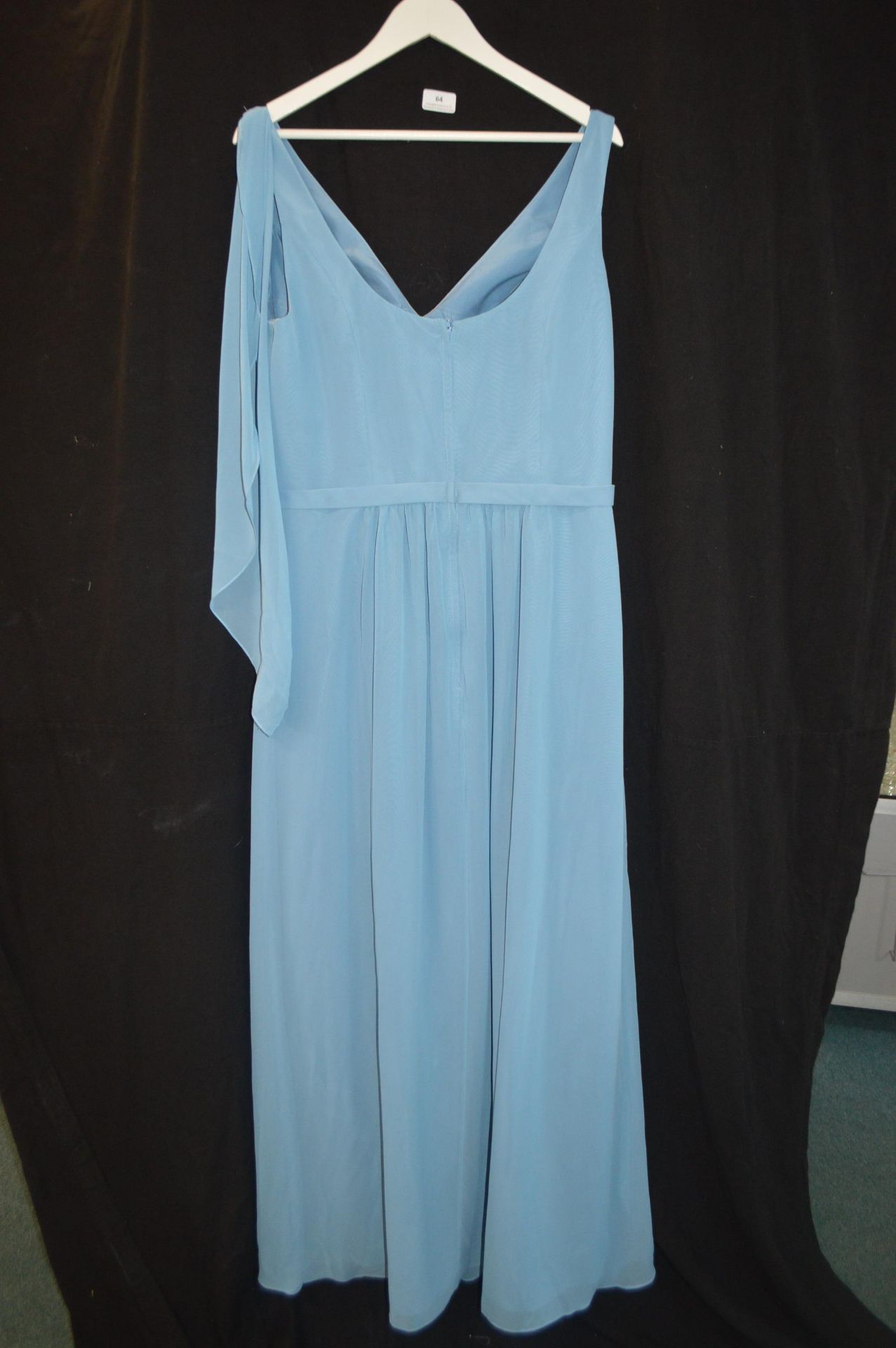 Prom Dress in Blue Jay by Kenneth Winston Size: 18 - Image 2 of 2