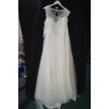 Victoria Kay Ivory Wedding Dress Size: 16