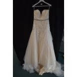 Wedding Dress in Champagne by Victoria Kay Size: 16