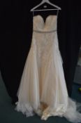 Wedding Dress in Champagne by Victoria Kay Size: 16